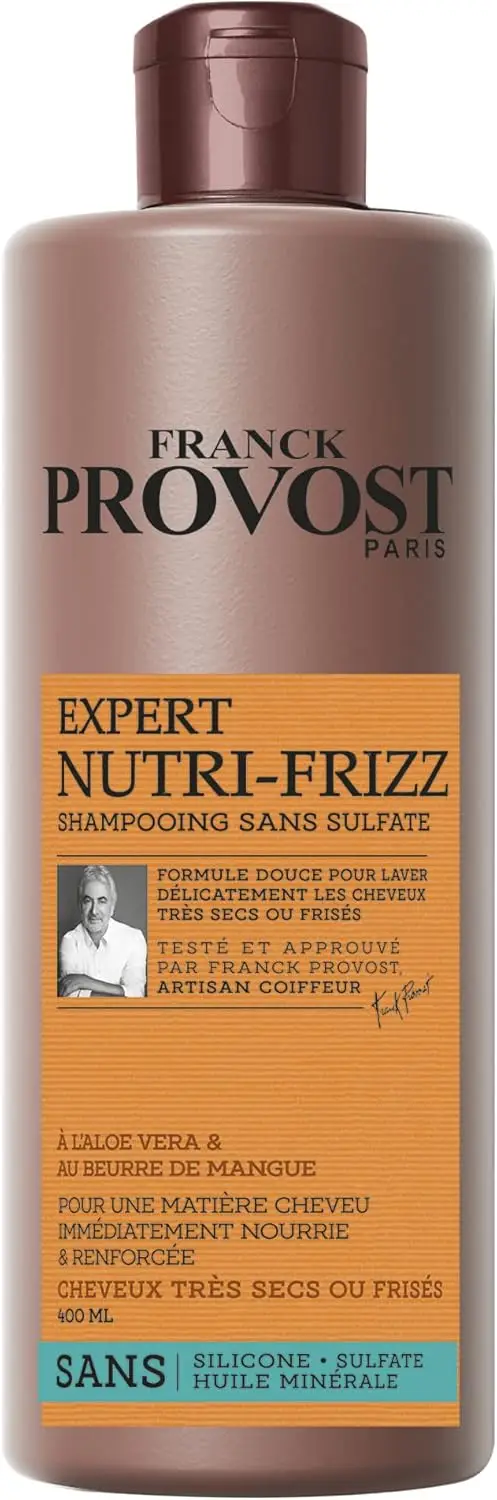 💥 4,41€ au lieu de 5,90€ 👉 Shampoing Franck Provost Expert Nutri-Frizz sans sulfate