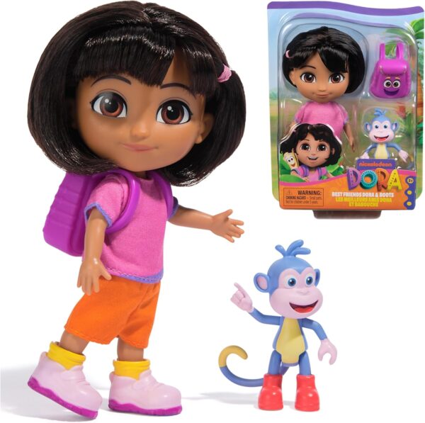 💥 7,99€ au lieu de 16,99€ – Dora Coffret Cadeau Les Meilleurs Amis avec Babouche
