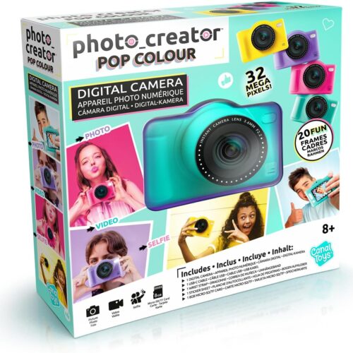 💥 21,96€ au lieu de 29,99€ – Canal Toys Photo Creator Appareil Photo Numérique Enfant (CLK 043)