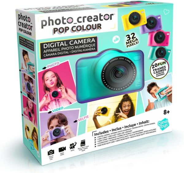 💥 21,96€ au lieu de 29,99€ – Canal Toys Photo Creator Appareil Photo Numérique Enfant (CLK 043)