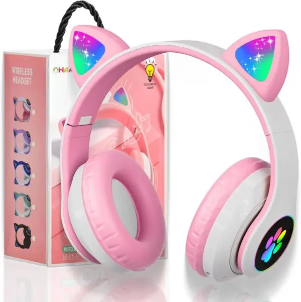 💥 18.99€ au lieu de 24.99€ – Casque Bluetooth Enfant Chat LED Pliable 💥 18.99€ au lieu de 24.99€ – Casque Bluetooth Enfant Chat LED Pliable