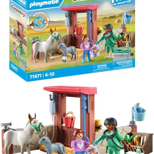 💥 12€ au lieu de 22.99€ – Playmobil 71471 Vétérinaire avec Animaux de la Ferme