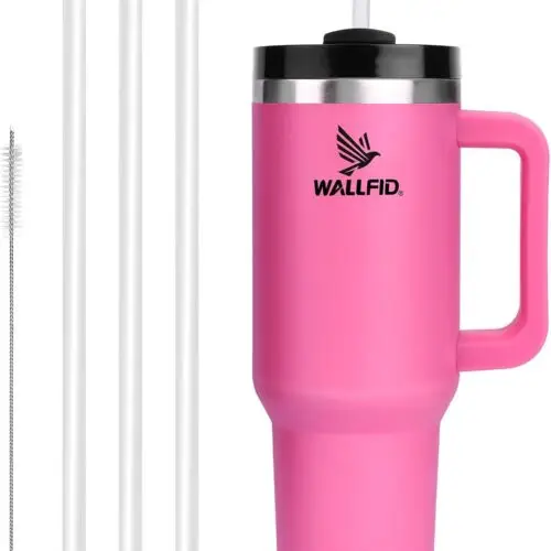 ⏰ 💥 16.99€ au lieu de 26.99€ – Gobelet Isotherme 40oz Acier Inoxydable Rose