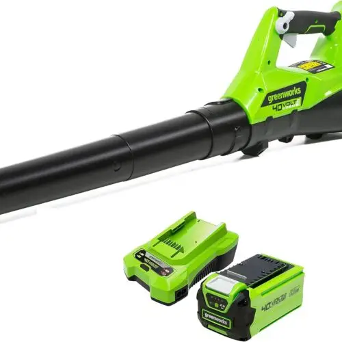 Greenworks G40ABK2 💥 129.99€ au lieu de 159.99€ – Greenworks G40ABK2 Souffleur à Batterie 40V