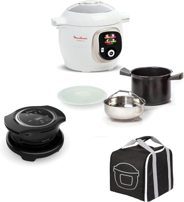 💥 229,99€ au lieu de 342,97€ – Moulinex Cookeo+ Multicuiseur Intelligent + Extra Crisp + Housse