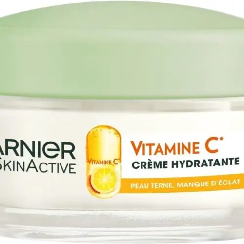 💥 4.78€ au lieu de 6.95€ – Crème Hydratante Bio Garnier Skin Active Vitamine C