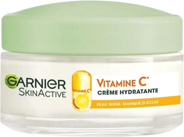 💥 4.78€ au lieu de 6.95€ – Crème Hydratante Bio Garnier Skin Active Vitamine C