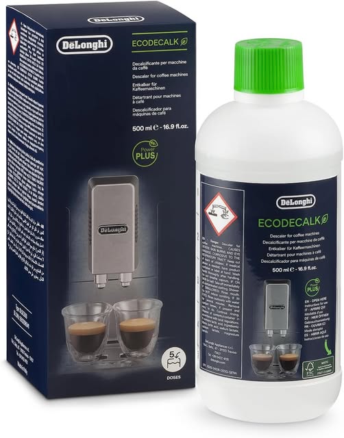 Détartrant De’Longhi EcoDecalk 💥 9,79€ au lieu de 14,99€ – Détartrant De’Longhi EcoDecalk DLSC500 500 ml (5 doses)