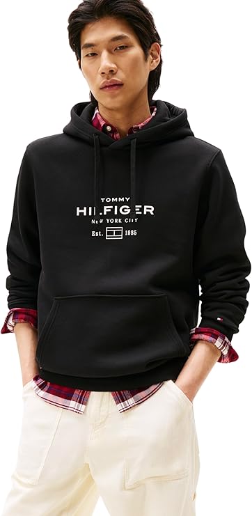 💥 39,95€ au lieu de 67,95€ – Tommy Hilfiger Oval Graphic Hoodie Sweat à Capuche