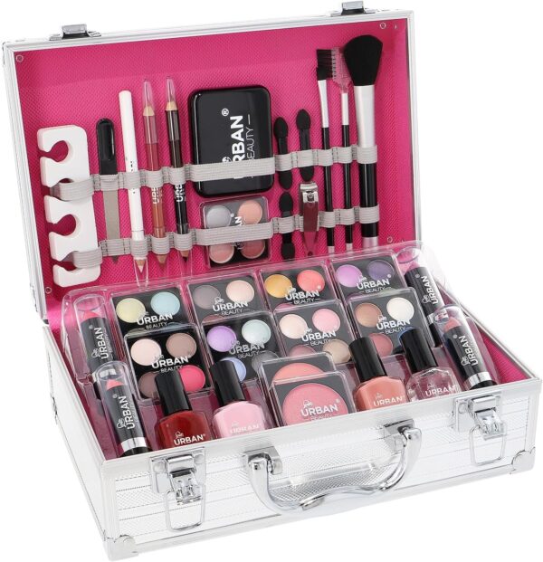 Trousse de Maquillage 💥 29,13€ au lieu de 45,99€ – Trousse de Maquillage 64 Pièces Végétaliennes
